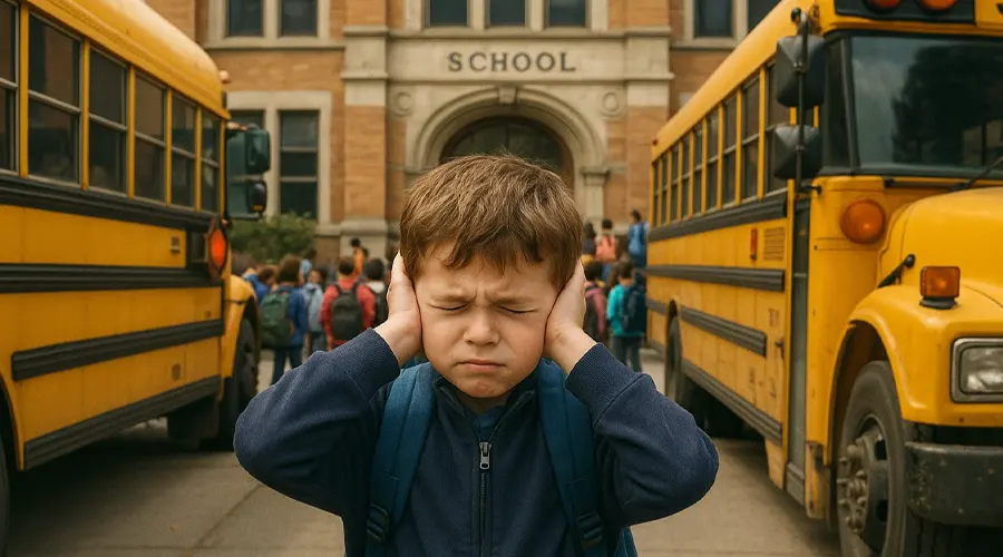 child covering ears urban noise تاثیر آلودگی صوتی شهری بر شنوایی تاثیر آلودگی صوتی شهری بر شنوایی