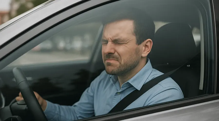 heavy traffic noise city stress تاثیر آلودگی صوتی شهری بر شنوایی خیابان شلوغ با نویز بالا و فشار صوتی که به شنوایی آسیب میرساند